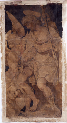 Carracci Ludovico-San Rocco e l'angelo